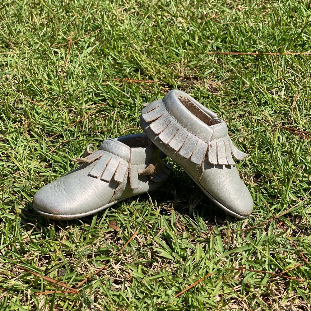 Old Soles Pewter Moccasins